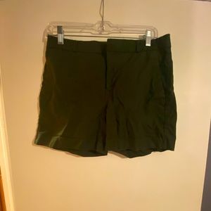 Olive green shorts